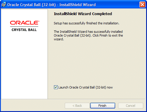 This image shows the Setup Complete dialog.